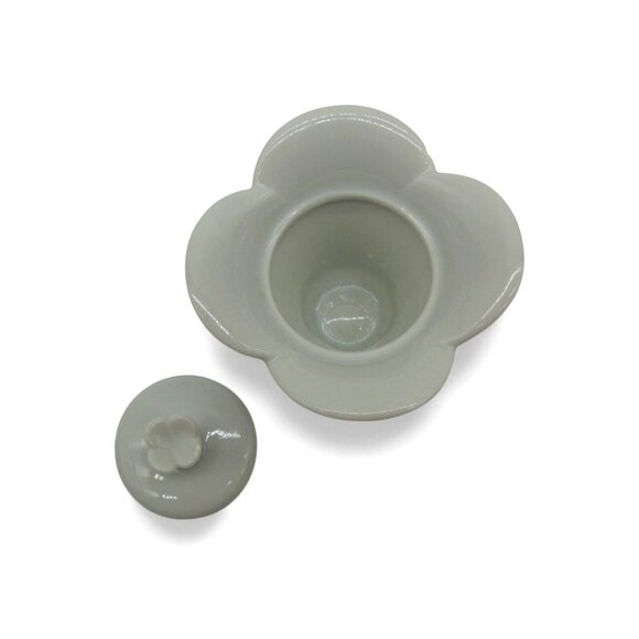 ELIZABETH ARDEN Porcelain Trinket Box Candle Jar Pharaohs Treasures Vintage 2.7" - Picture 5 of 9